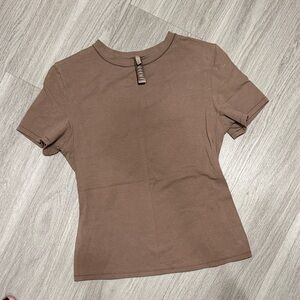 SKIMS Cotton Jersey T Shirt Truffle